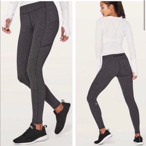 LULULEMON LEGGING GRAY WITH POCKETS
